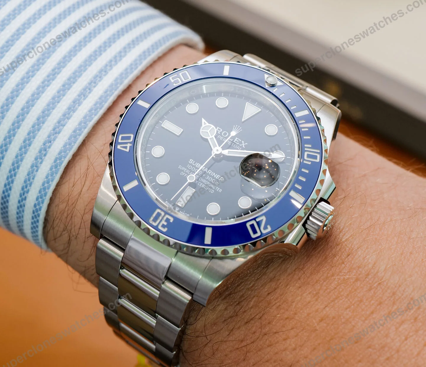 Super-Clone-Rolex-Submariner-Cookie-Monster-Black-Dial-126619LB-10