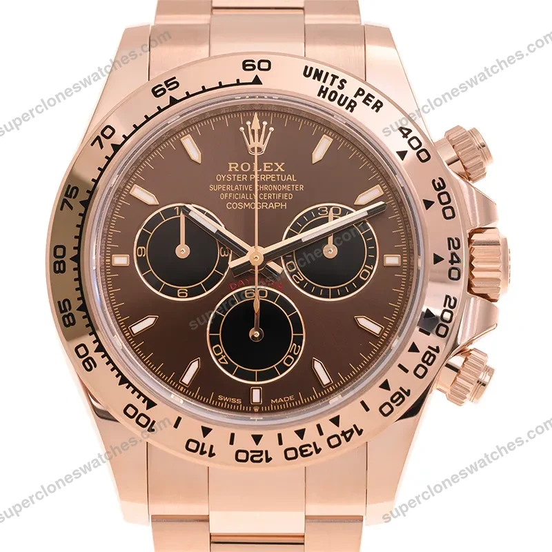 Super-Clone-Rolex-Daytona-126505-Bright-Chocolate-Dial-2