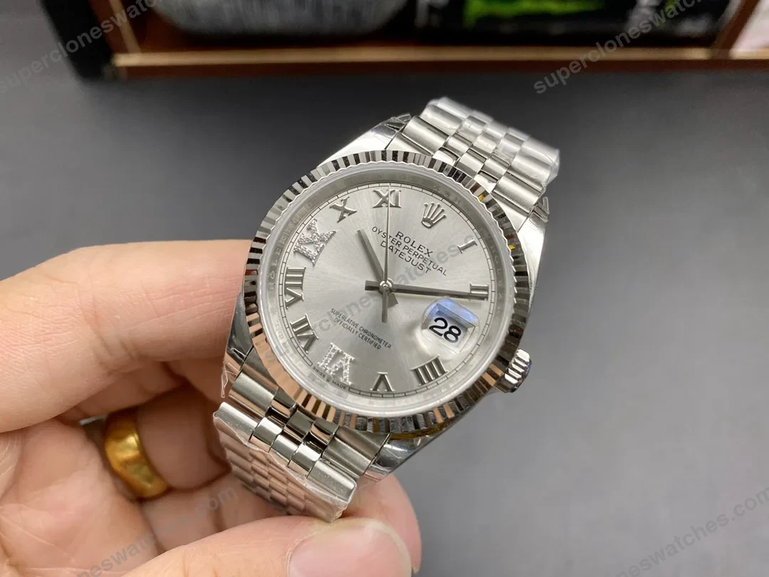super-clone-rolex-datejust-silver-roman-diamond-dial-126234-0029-36-mm-view-3