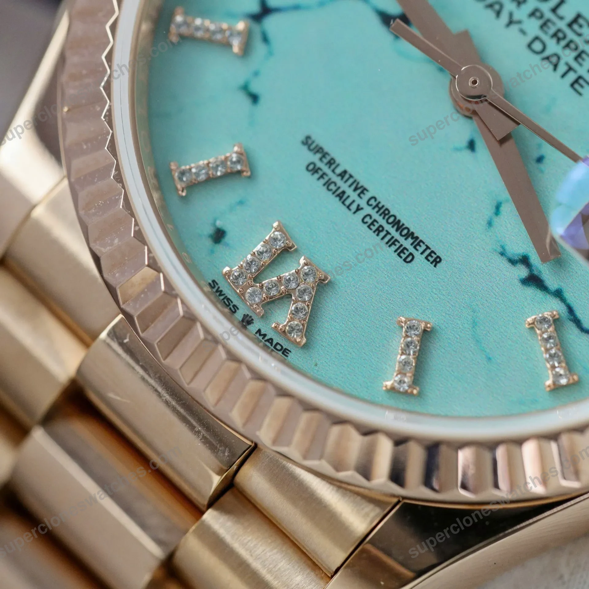 Super-Clone-Rolex-Day-Date-Turquoise-Diamond-Dial-128238-0071-36-mm-6