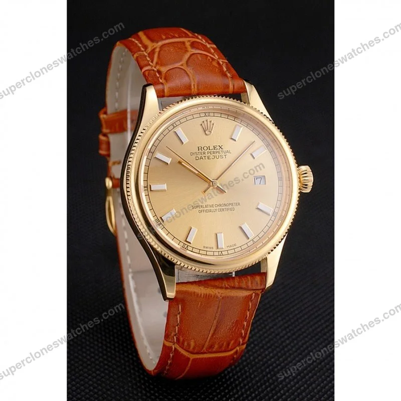 Super-Clone-Rolex-Datejust-Gold-Dial-REP016818-38-mm-3
