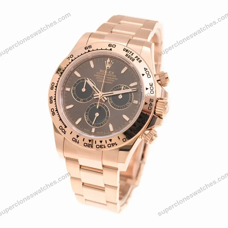 Super-Clone-Rolex-Daytona-126505-Bright-Chocolate-Dial-4