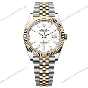 Super-Clone-Rolex-Datejust-White-Dial-126333-0016-41-mm-1