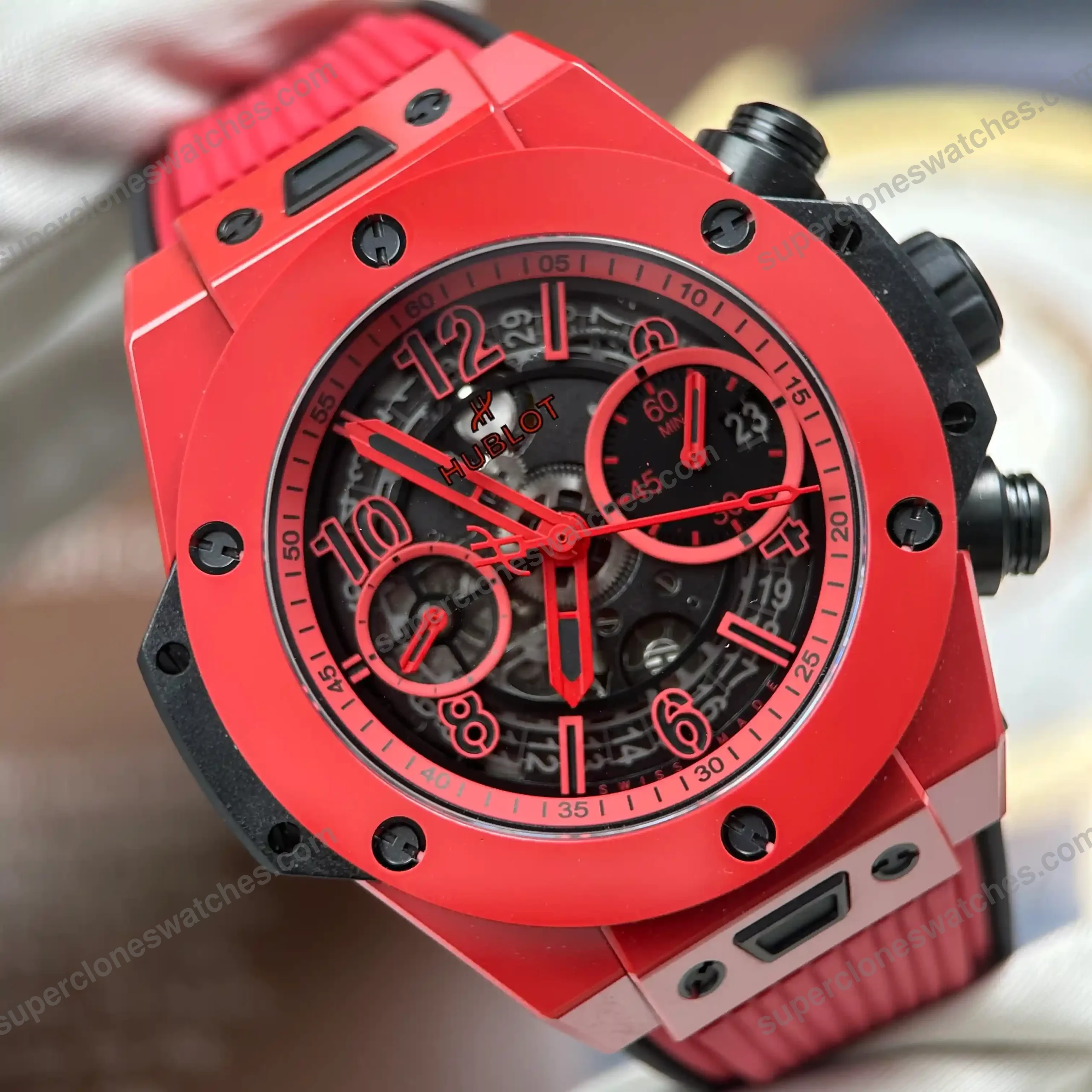 Super-Clone-Hublot-Big-Bang-Unico-Red-Magic-Flyback-Chronograph-42mm-8211-4