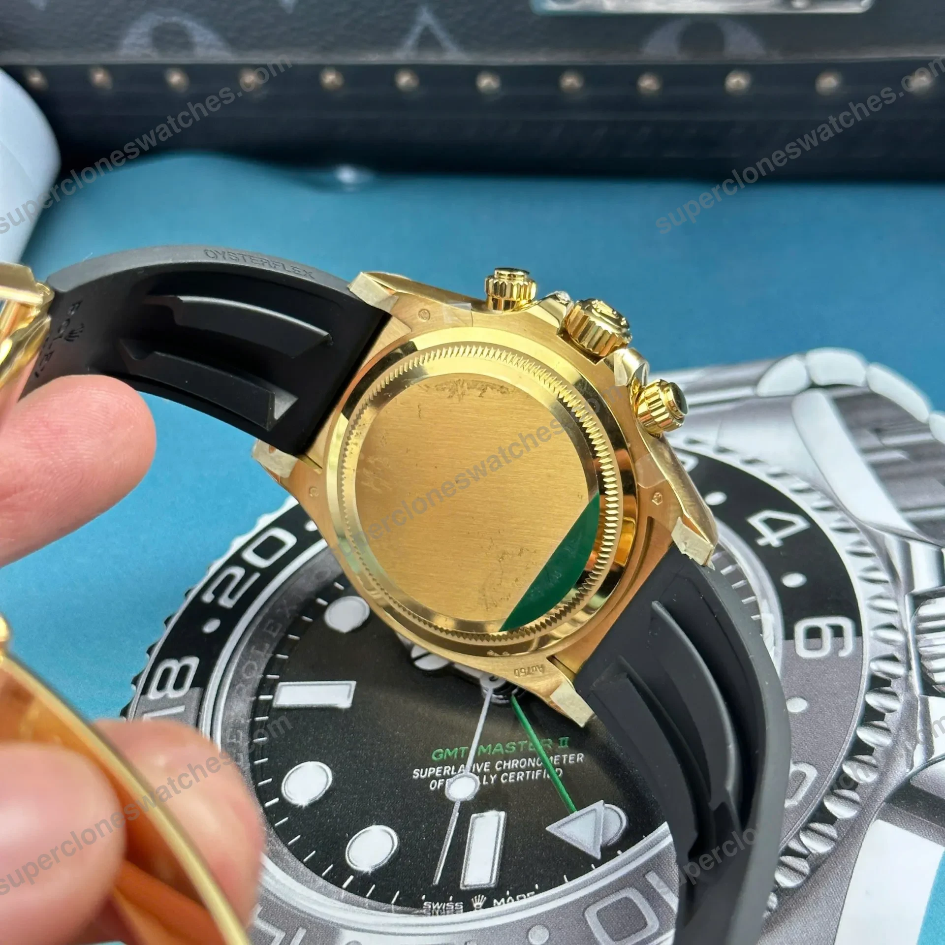Super-Clone-Rolex-Daytona-126518LN-Turquoise-Dial-Alcaraz-11