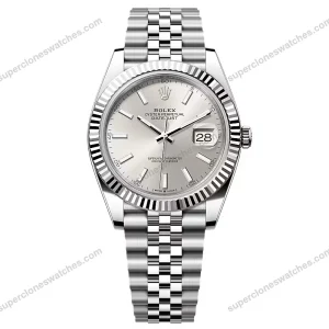 Super-Clone-Rolex-Datejust-Silver-Dial-126334-0004-41-mm-1