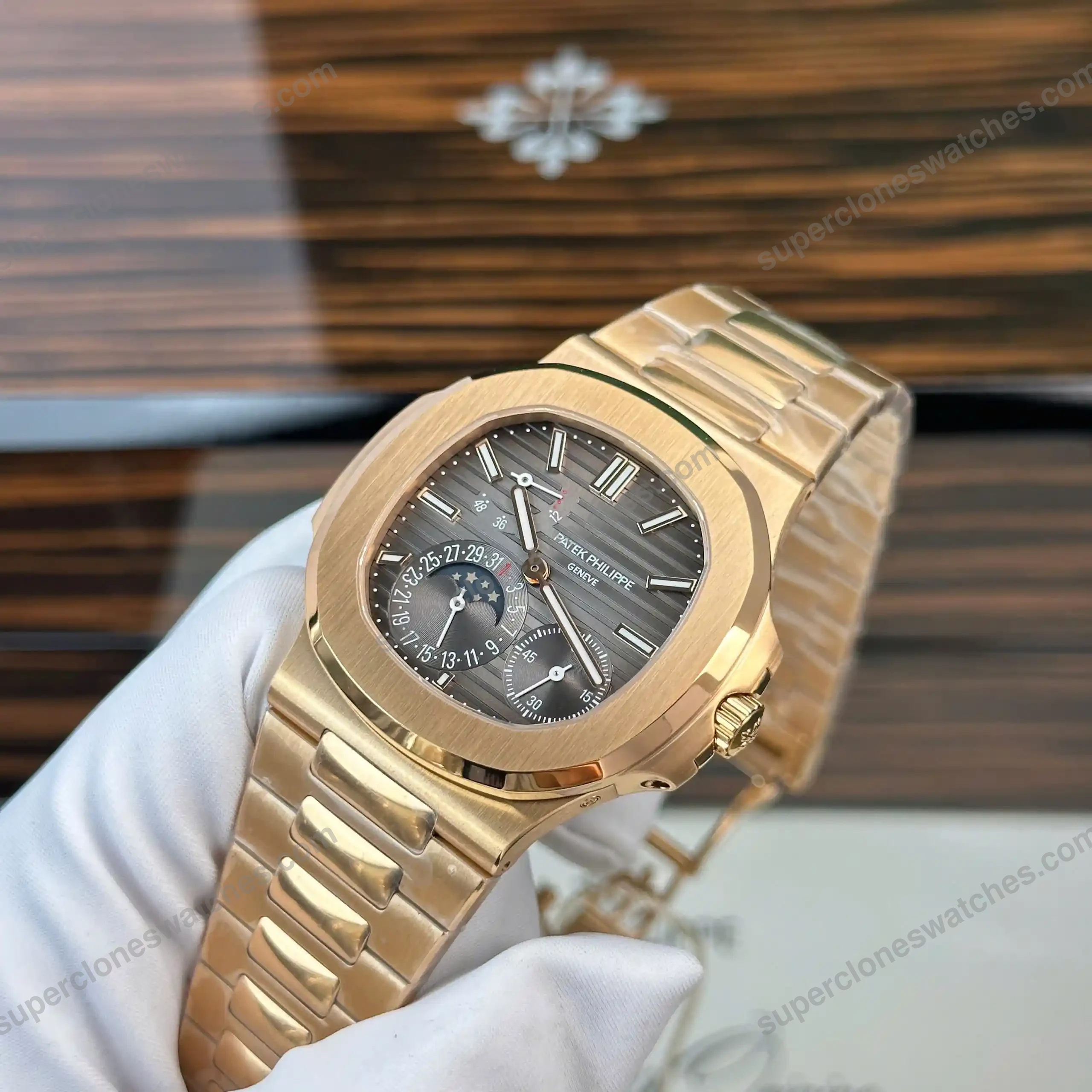 Super-Clone-Patek-Philippe-Nautilus-57121R-–-001-Grey-Dial-V3-3-1