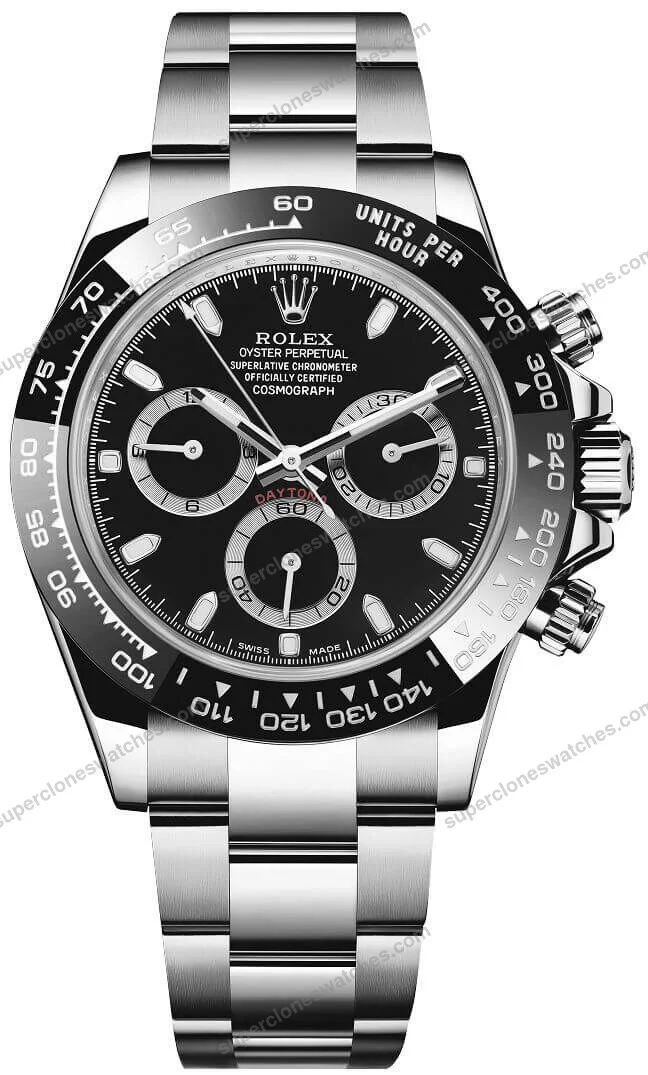 Super-Clone-Rolex-Daytona-Reverse-Panda-Black-Dial-116500LN-1