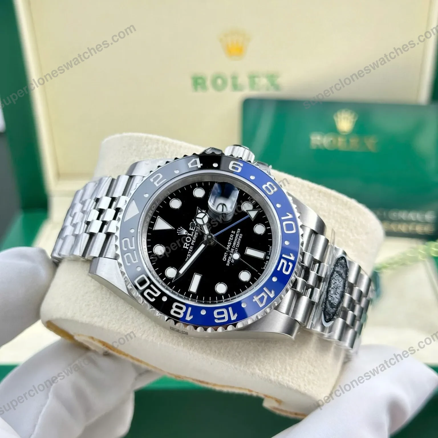 Super-Clone-Rolex-GMT-Master-II-Black-Dial-126710BLNR-Batgirl-4