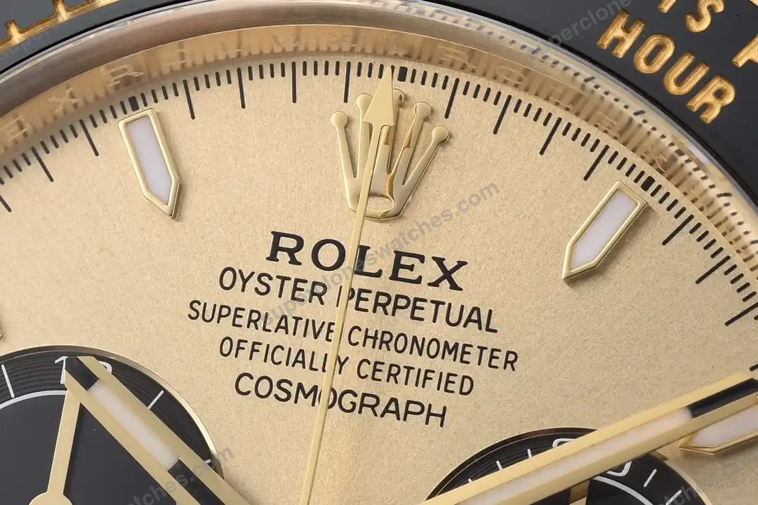 Super-Clone-Rolex-Daytona-Golden-Dial-126518LN-Pikachu-6