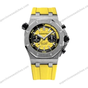 Super-Clone-Audemars-Piguet-Royal-Oak-Offshore-Diver-Chronograph-in-Yellow-26703-1