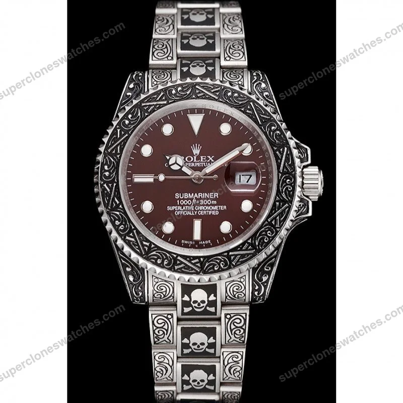 Super-Clone-Rolex-Submariner-Brown-Dial-1454078-2