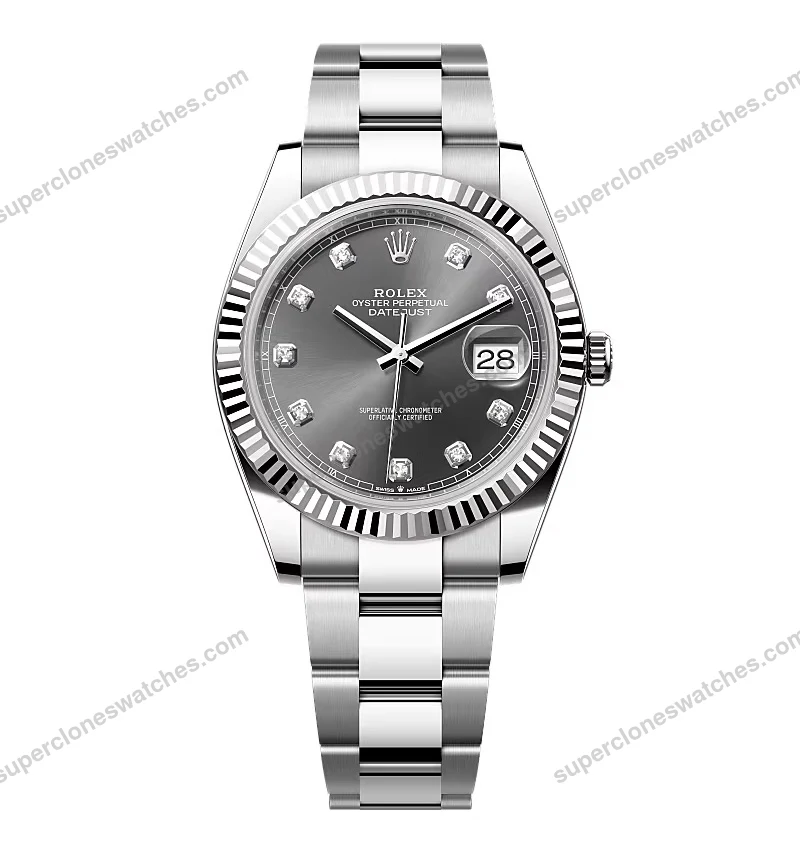 Super-Clone-Rolex-Datejust-Slate-Diamond-Dial-126334-0005-41-mm-1