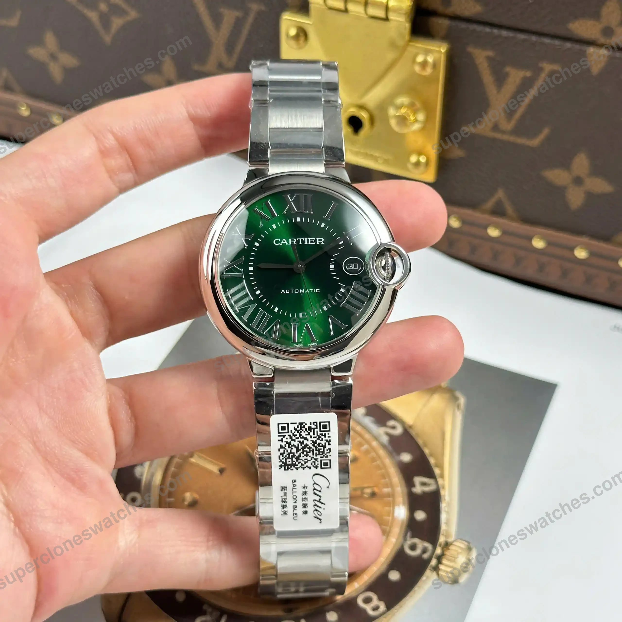 Super-Clone-Cartier-Ballon-Bleu-de-Cartier-WSBB0071-40mm-2