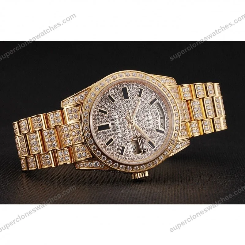 Super-Clone-Rolex-Day-Date-White-Dial-REP016822-36-mm-5