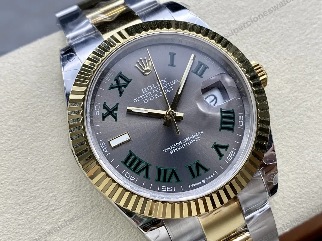 super-clone-rolex-datejust-slate-roman-dial-126333-0019-41-mm-view-10