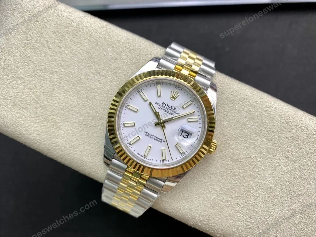 super-clone-rolex-datejust-white-dial-126333-0016-41-mm-view-9