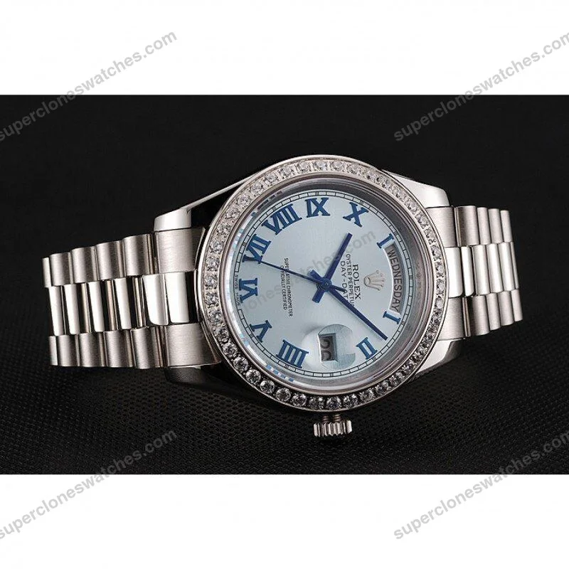 Super-Clone-Rolex-Day-Date-Blue-Dial-1453962-40-mm-4