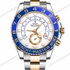 Reduced-Rolex-Yacht-Master-II-Two-Tone-Blue-Bezel-Oyster-Bracelet