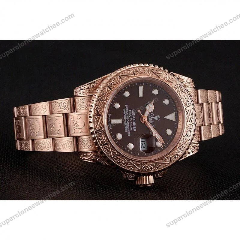 Super-Clone-Rolex-Submariner-Brown-Dial-1454087-4