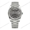 Super-Clone-Rolex-Day-Date-Grey-Stick-Tapestry-Dial-228239-0002-40-mm-1