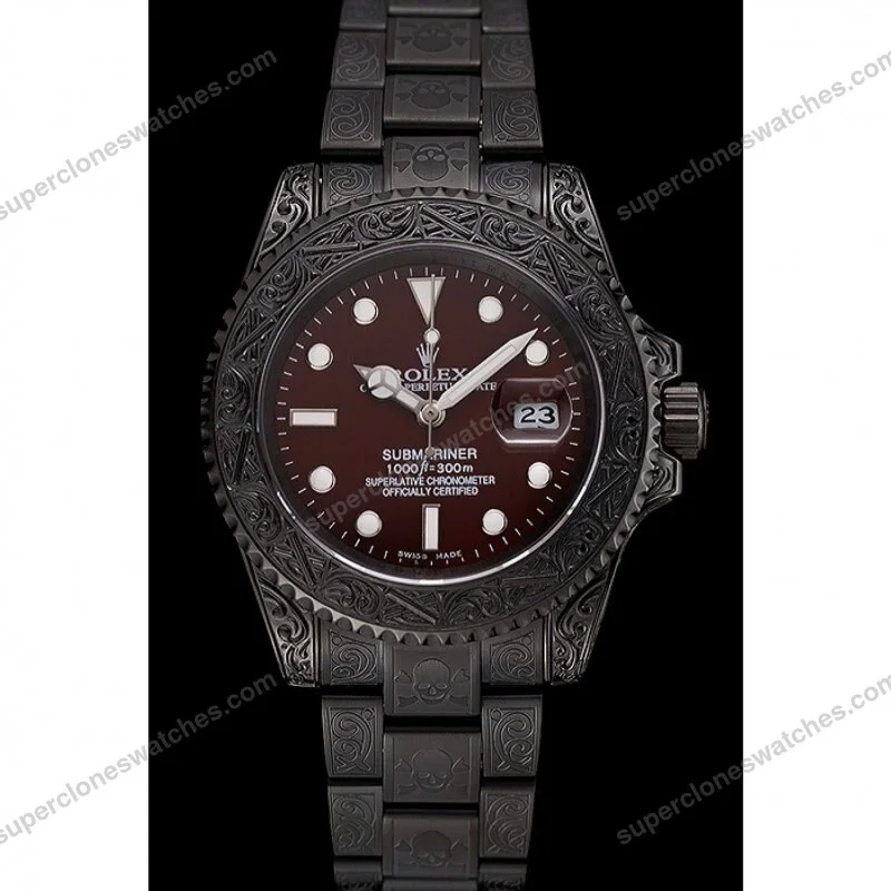 Super-Clone-Rolex-Submariner-Brown-Dial-1454075-2
