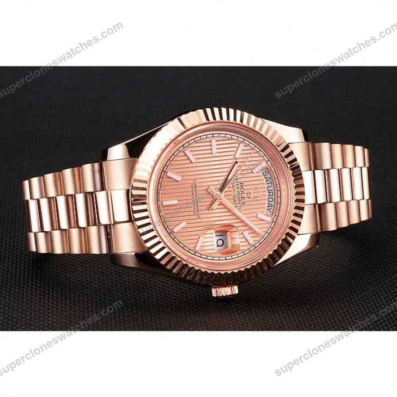 Super-Clone-Rolex-Day-Date-Rose-Gold-Dial-REP016823-40-mm-5