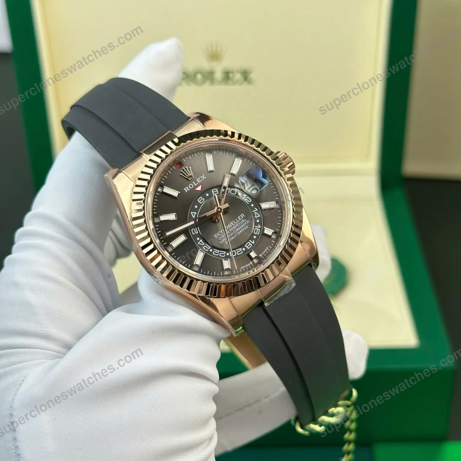 Super-Clone-Rolex-Sky-Dweller-Slate-Dial-336235-4