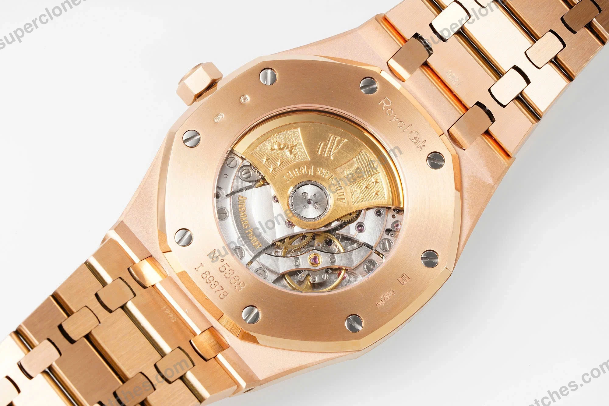 Super-Clone-Audemars-Piguet-Royal-Oak-Selfwinding-15400OR-41mm-Black-Dial-Rose-G-9