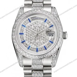 Super-Clone-Rolex-Day-Date-White-Dial-REP016824-36-mm-1