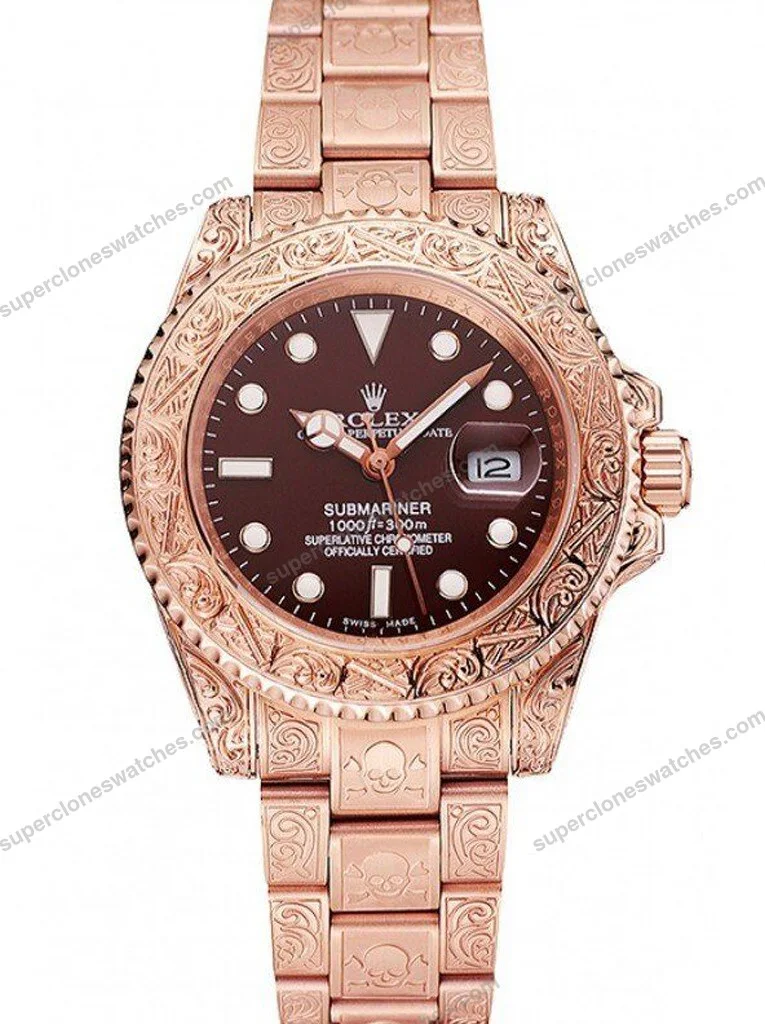Super-Clone-Rolex-Submariner-Brown-Dial-1454087-1