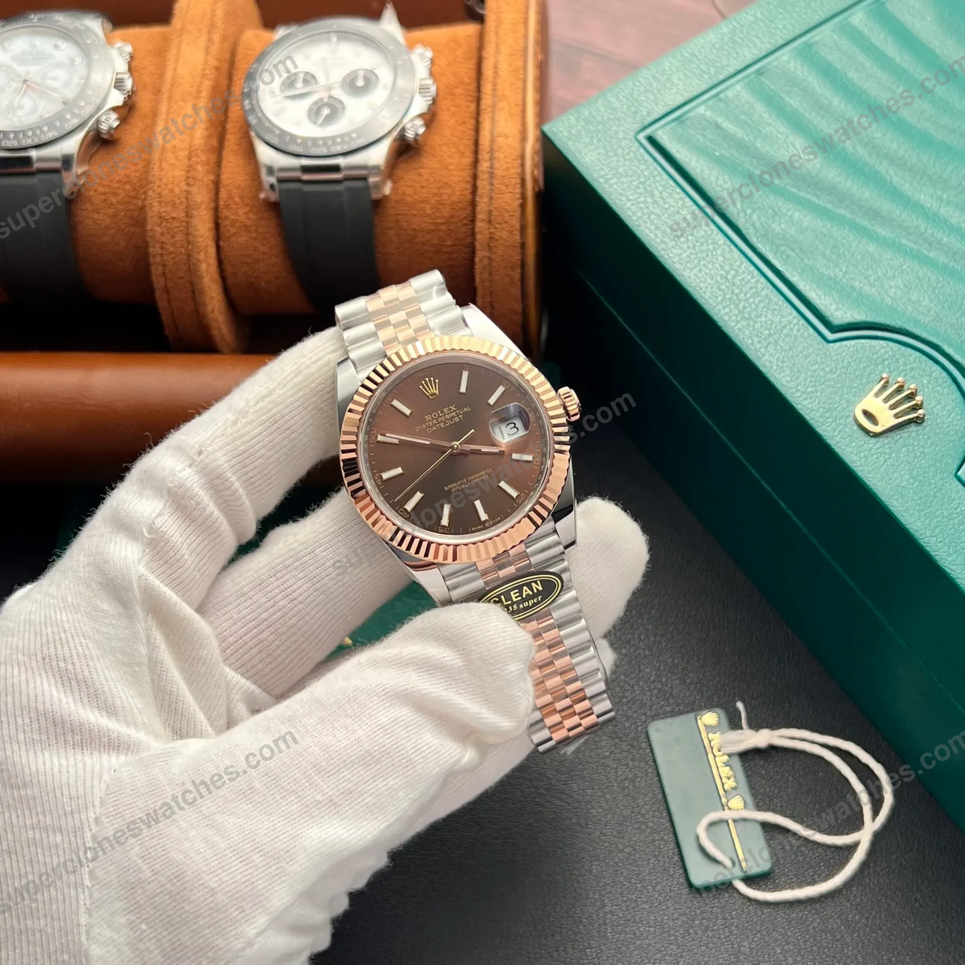 Super-Clone-Rolex-Datejust-Chocolate-Dial-126331-Jubilee-41-mm-4