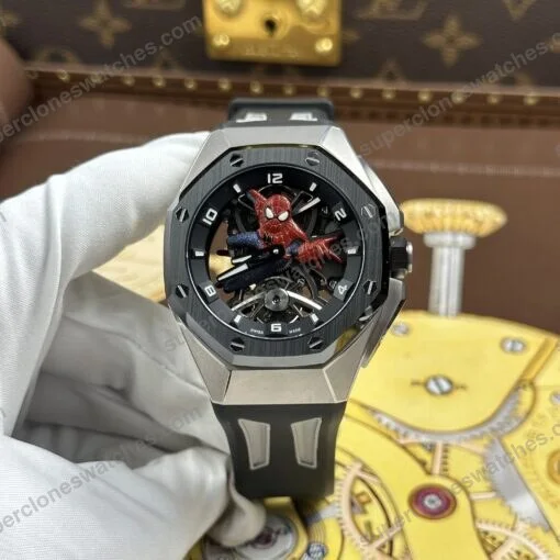 Super-Clone-Audemars-Piguet-Royal-Oak-Concept-Tourbillon-Spider-Man-Limited-Edit-4