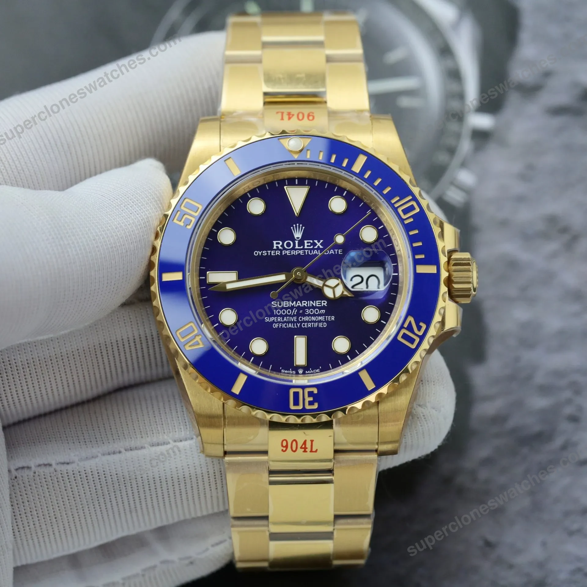 Super-Clone-Rolex-Submariner-Blue-Dial-126618LB-2