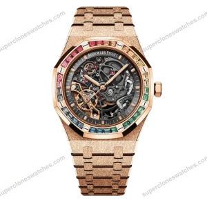 Super-Clone-Audemars-Piguet-Royal-Oak-Frosted-Gold-Double-Balance-Wheel-Openwork-1-2