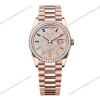 Super-Clone-Rolex-Day-Date-Diamond-Paved-Dial-128345rbr-0042-36-mm-1