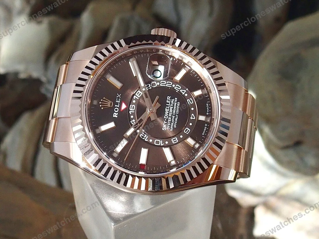 Super-Clone-Rolex-Sky-Dweller-Chocolate-Dial-336935-7
