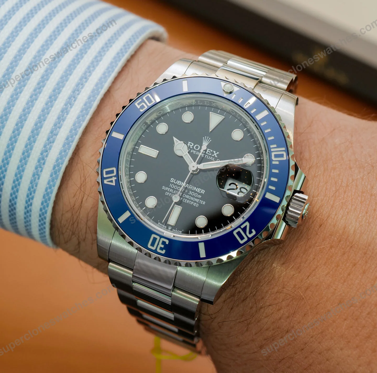 Super-Clone-Rolex-Submariner-Cookie-Monster-Black-Dial-126619LB-9