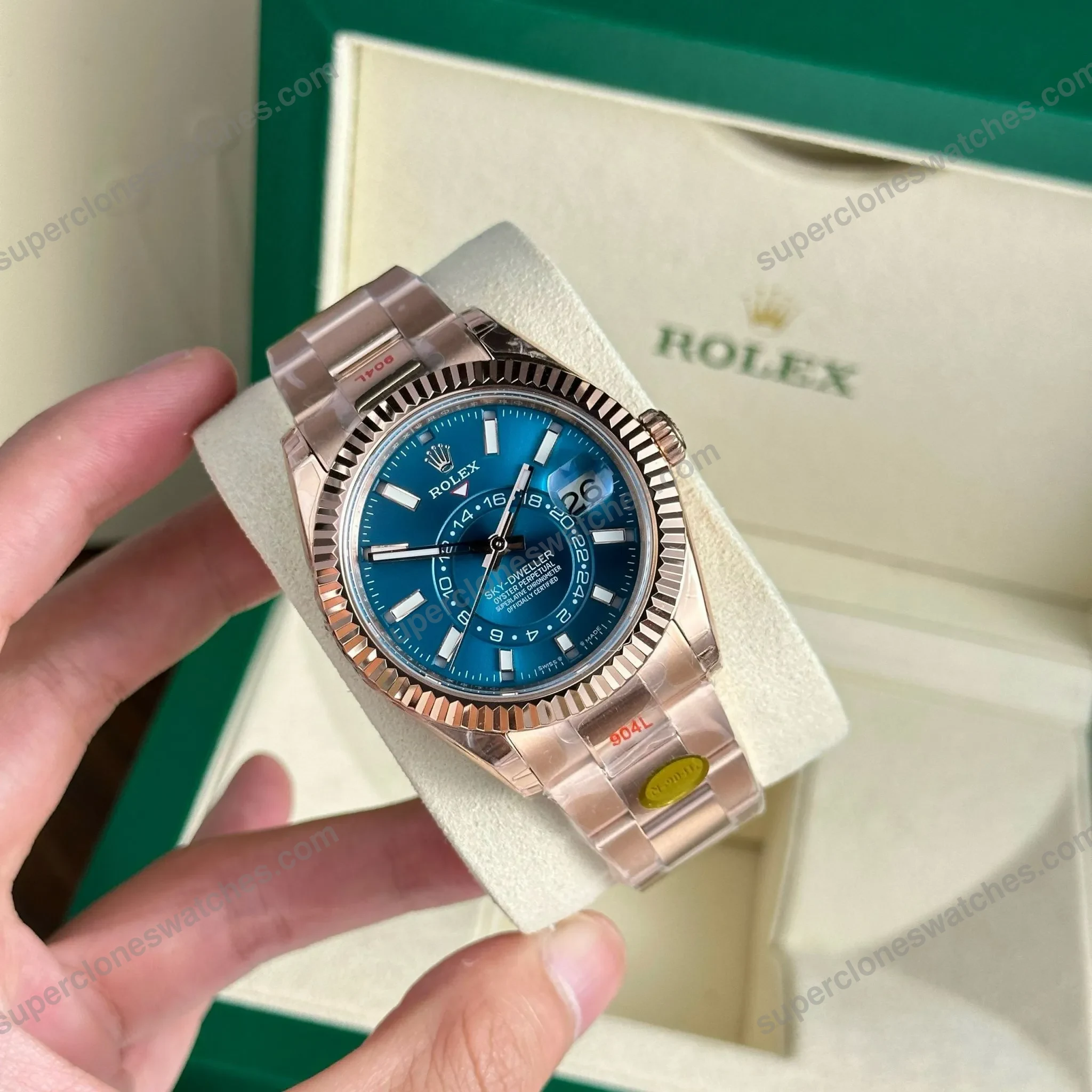 Super-Clone-Rolex-Sky-Dweller-Blue-Dial-336935-Oyster-2