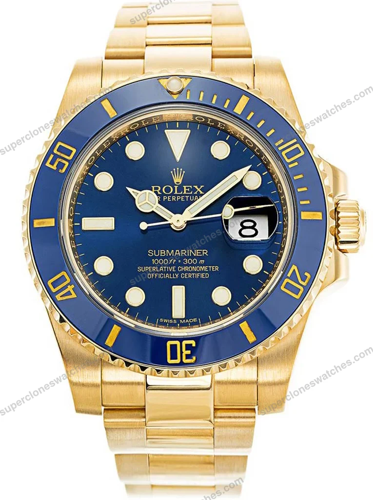 Super-Clone-Rolex-Submariner-Blue-Dial-116618LB-1
