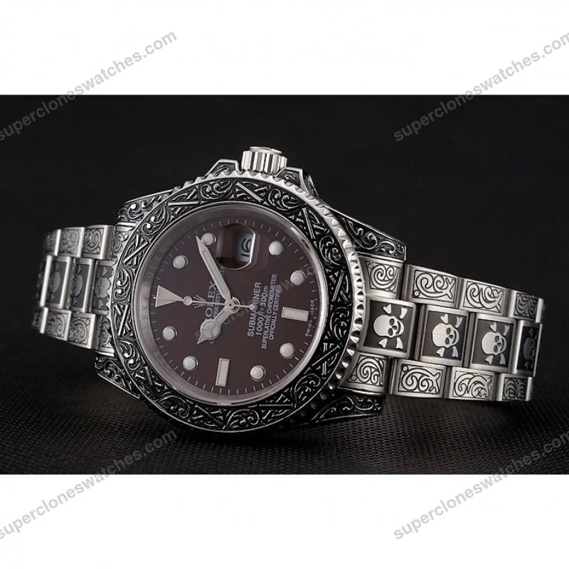 Super-Clone-Rolex-Submariner-Brown-Dial-1454078-5