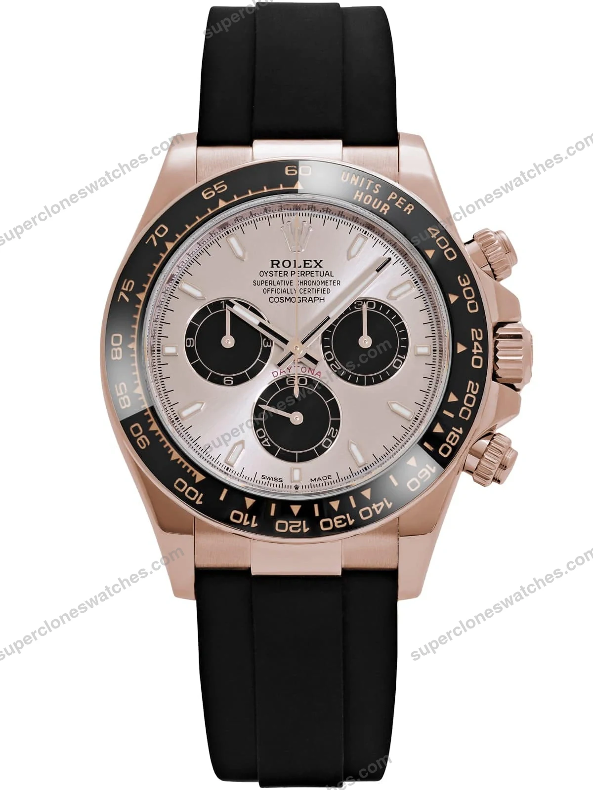Super-Clone-Rolex-Daytona-Sundust-Dial-in-Everose-Gold-126515LN-1