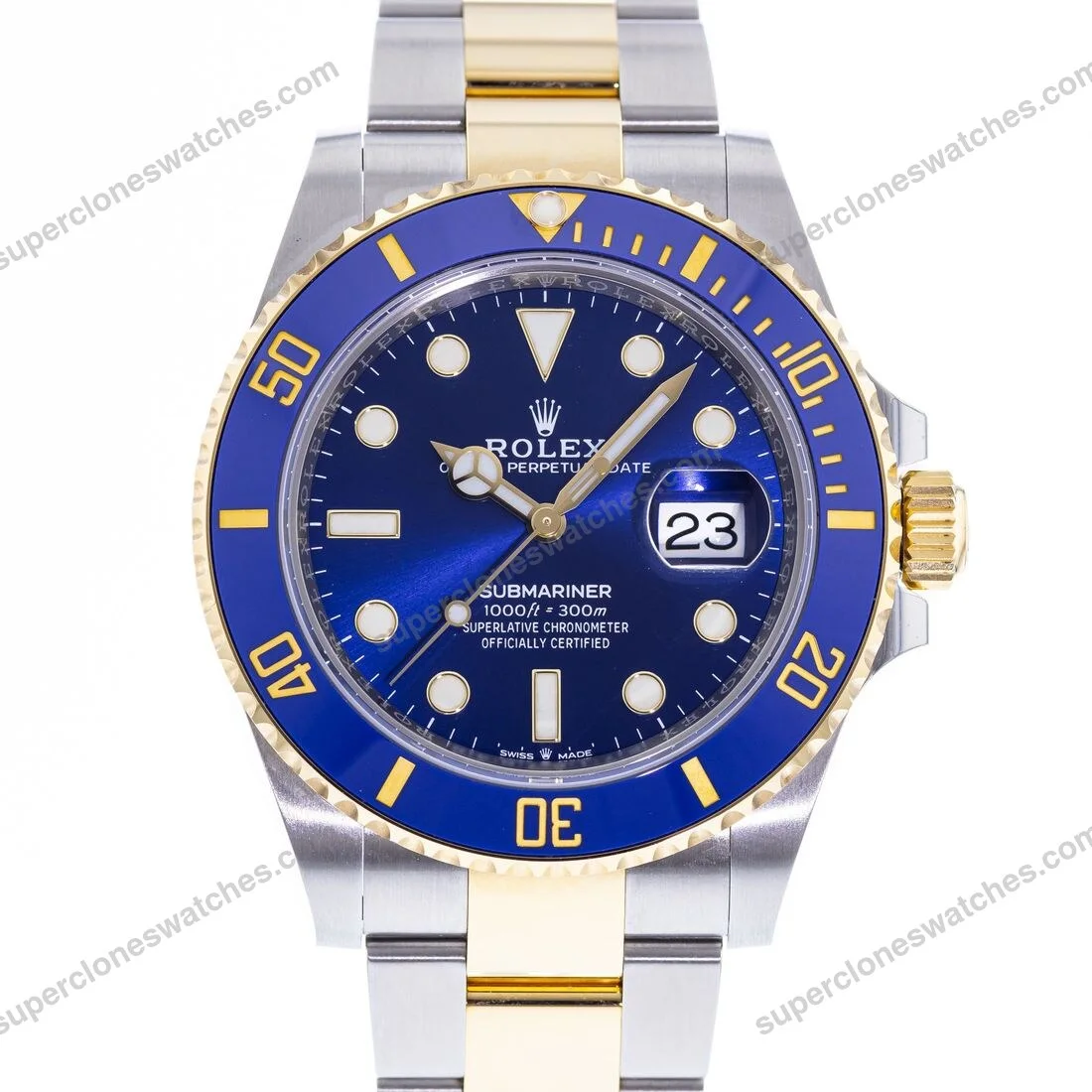 Super-Clone-Rolex-Submariner-Blue-Dial-126613LB-Bluesy-7