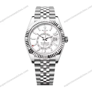 Super-Clone-Rolex-Sky-Dweller-Intense-white-Dial-336934-Jubilee-1