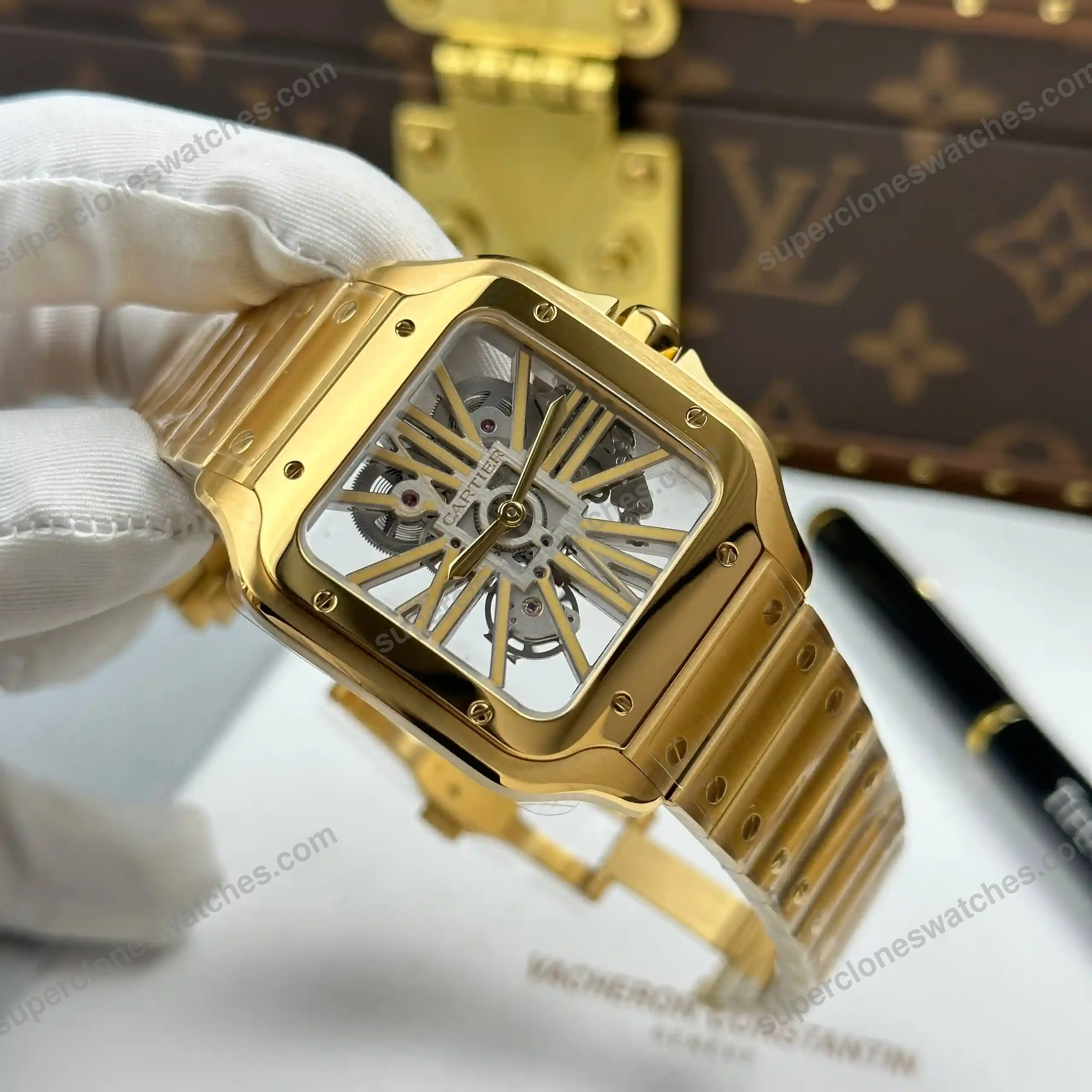 Super-Clone-Cartier-Santos-Large-Skeleton-WHSA0042-5