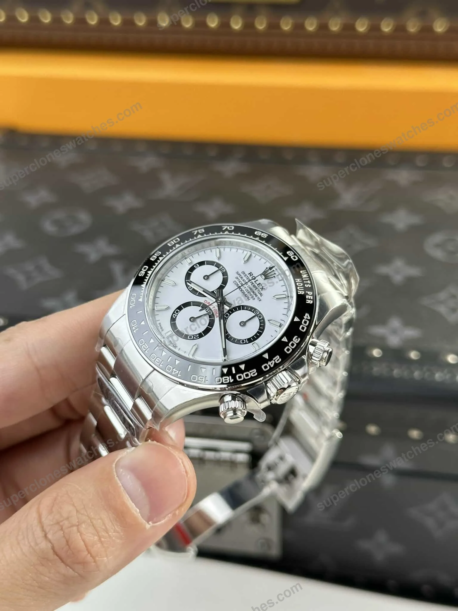 Super-Clone-Rolex-Daytona-Panda-White-Dial-126500LN-3