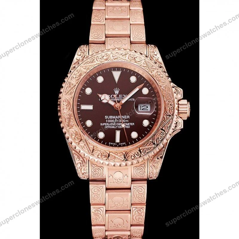 Super-Clone-Rolex-Submariner-Brown-Dial-1454087-2