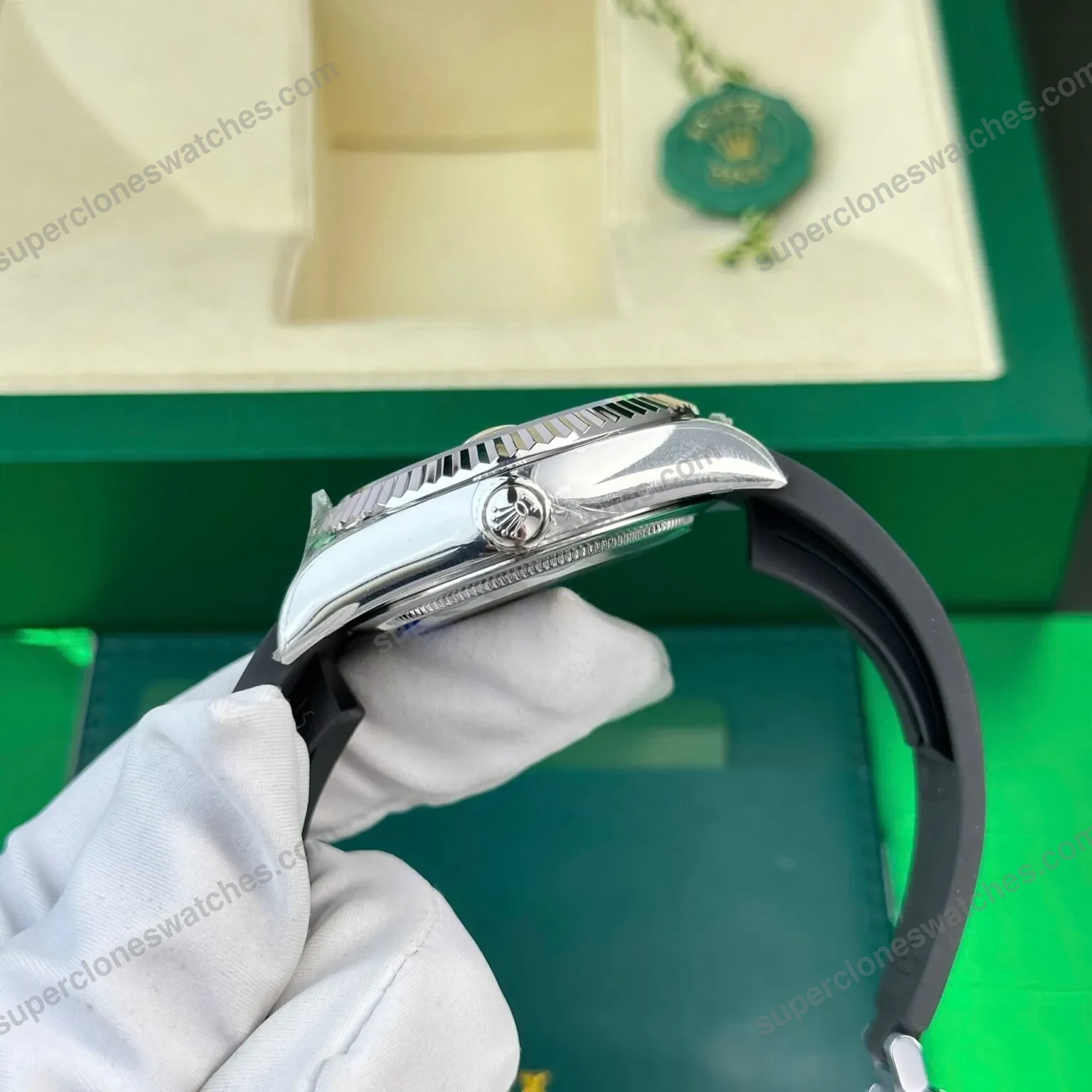 Super-Clone-Rolex-Sky-Dweller-Bright-black-Dial-336239-9