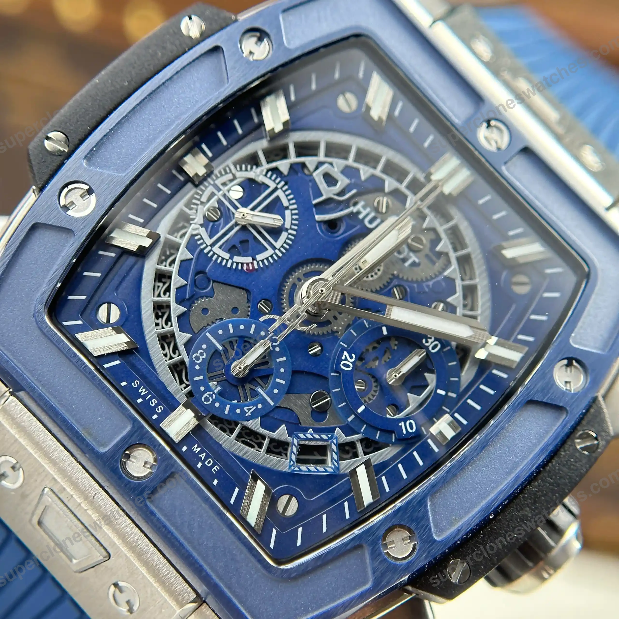 Super-Clone-Hublot-Spirit-Of-Big-Bang-Titanium-Blue-Ceramic-42mm-6
