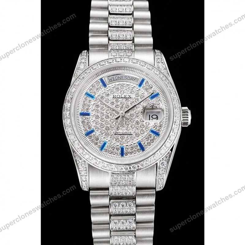 Super-Clone-Rolex-Day-Date-White-Dial-REP016824-36-mm-2